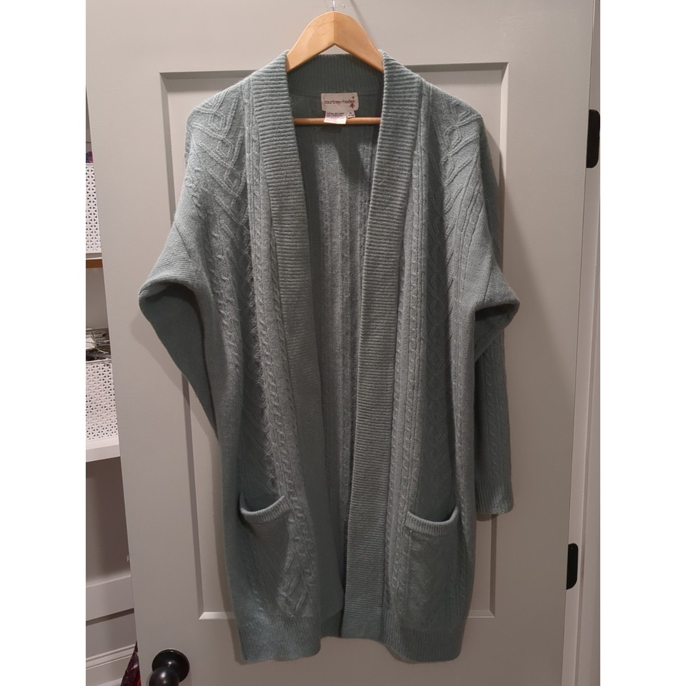 Vintage‎ Courtney Rhodes Lambswool Rabbit Hair Blend Cardigan Sweater
